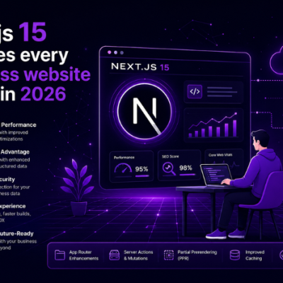 Next.js 15 features every business website needs in 2026