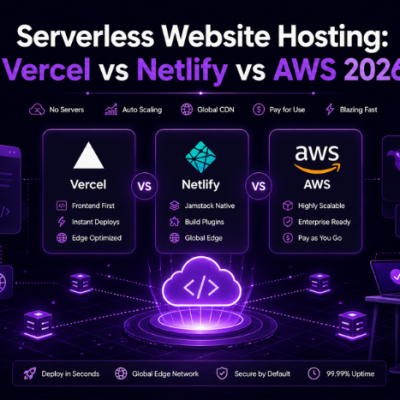 Serverless website hosting: Vercel vs Netlify vs AWS 2026