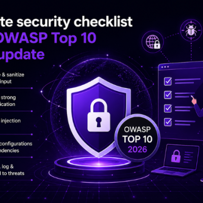 Website security checklist after OWASP Top 10 2026 update